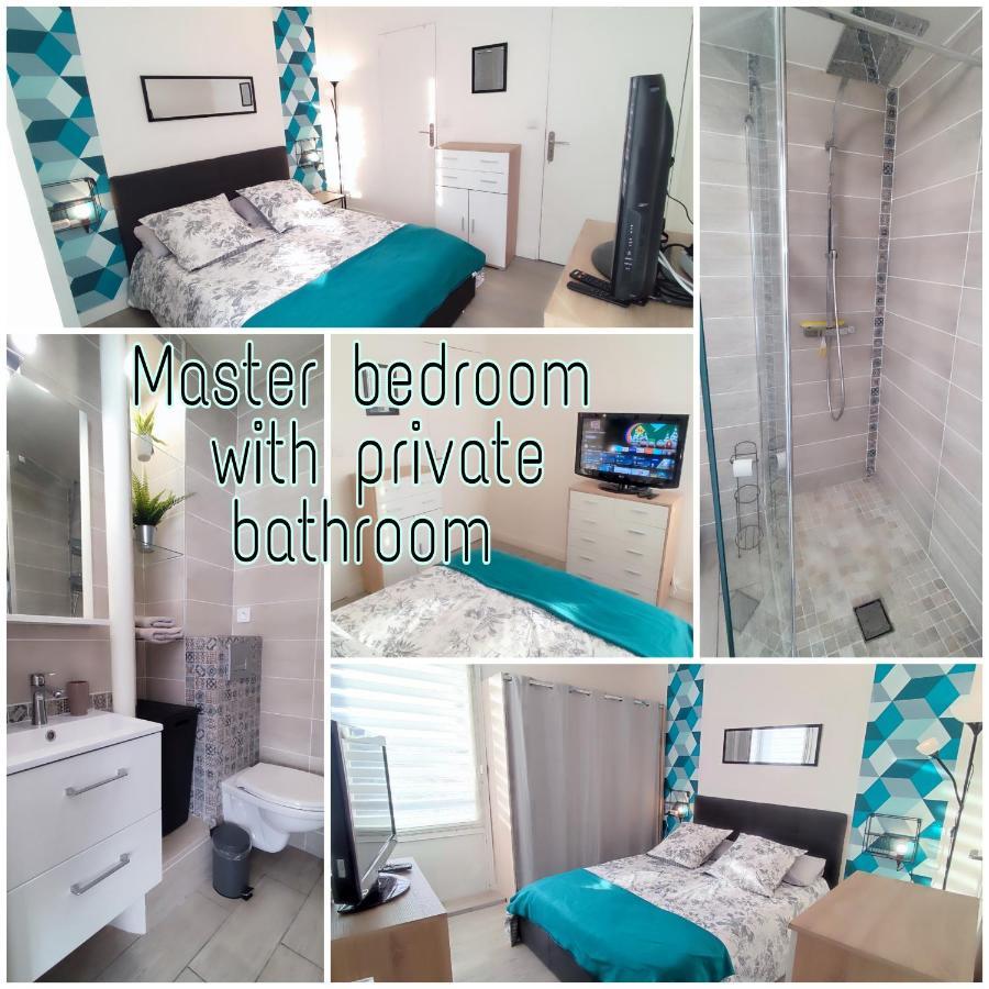 T4 Massy Tgv By Beds4Wanderlust - 80M2 Avec Terrasse Et Bureau - Proche Coulee Verte - Ideal Pro Ou Famille Экстерьер фото